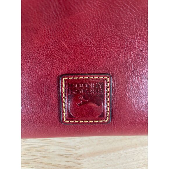 Dooney & Bourke Women's Florentine Red Cassidy Hobo Shoulder Bag - Picture 5 of 13